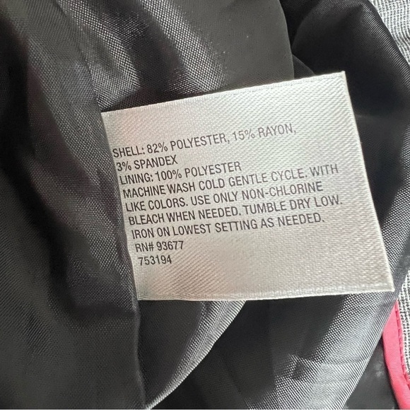 Worthington Gray Pencil Skirt size 6 rear zipper with hook/eye. - Picture 8 of 9